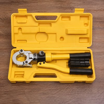 Pince a sertir multicouche mallette jaune mâchoires