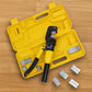 Pince a sertir coffret complet avec matrices incluses