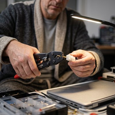 Pince à sertir réparation électronique ordinateur portable