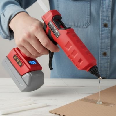 Pistolet à colle sans fil batterie lithium-ion 18V