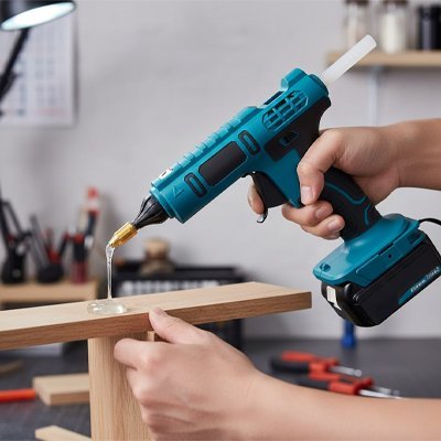 Pistolet à colle polyvalent bois tissu plastique métal