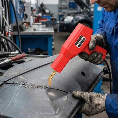 Pistolet à souder plastique réparant pare-chocs auto garage