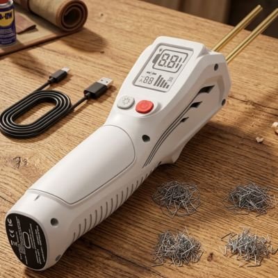 Pistolet à souder blanc - rechargeable USB-C batterie 5000 mAh
