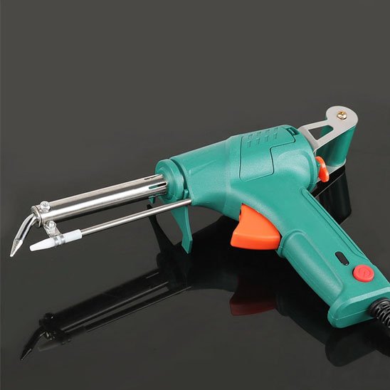 Pistolet à souder professionnel sur fond sombre