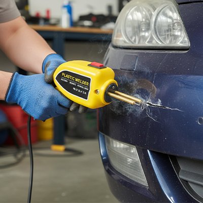 Pistolet à souder le plastique - soudure fissure carrosserie