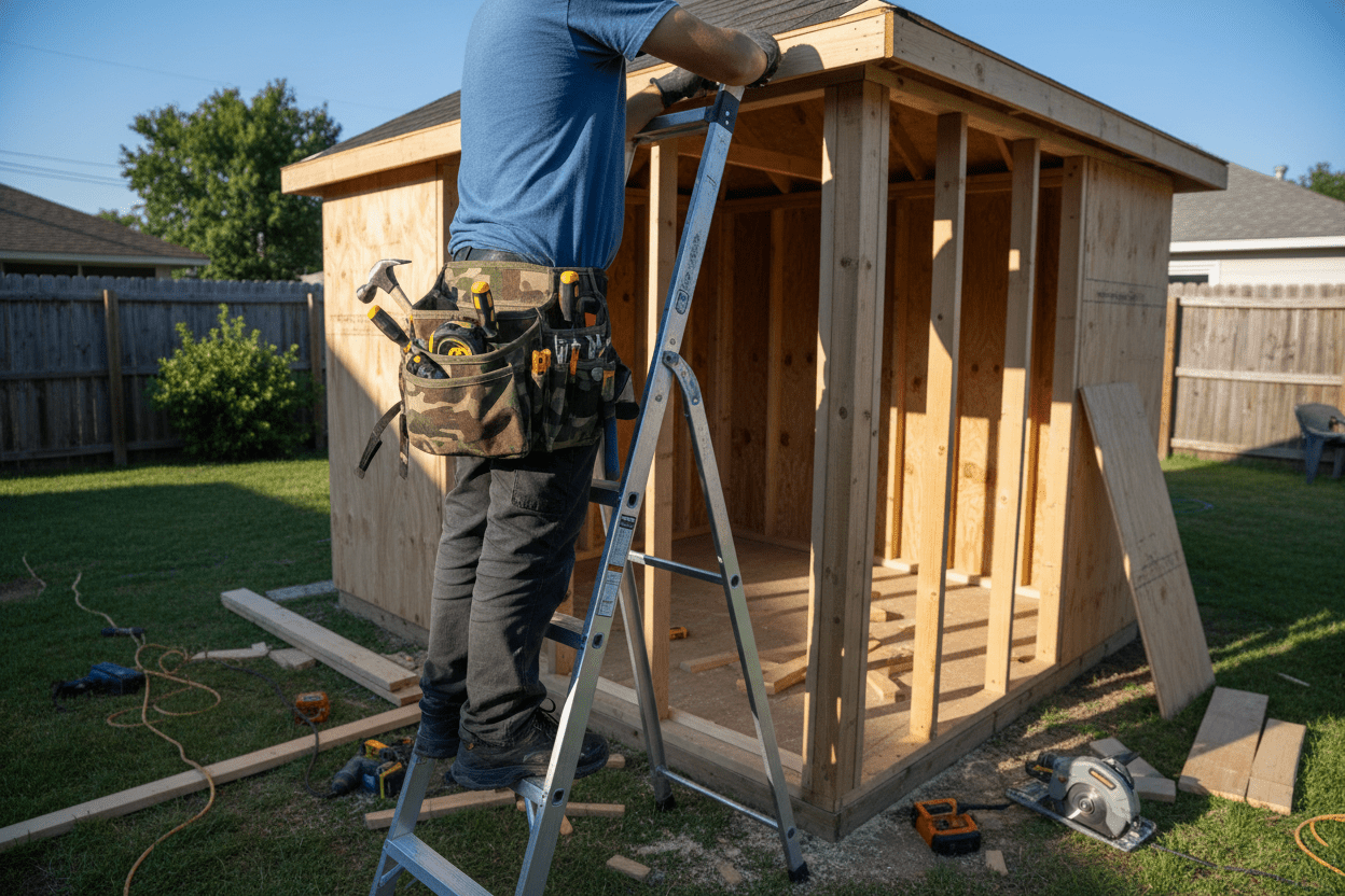Sac banane pour outils camouflage résistant - rangement pratique mains libres pour chantier