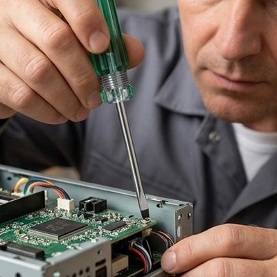 Tournevis plat professionnel réparation ordinateur